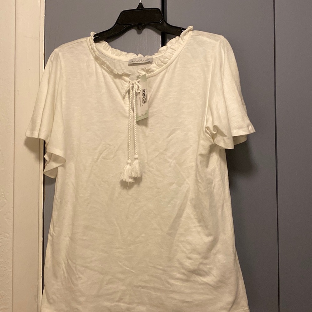 Keren Hart White Top NWT